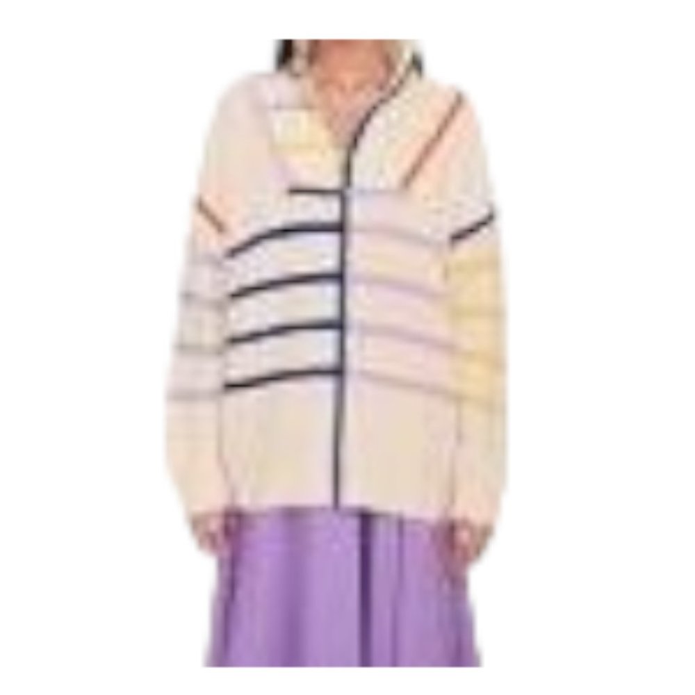 STAUD Multicolor Striped Sweater
